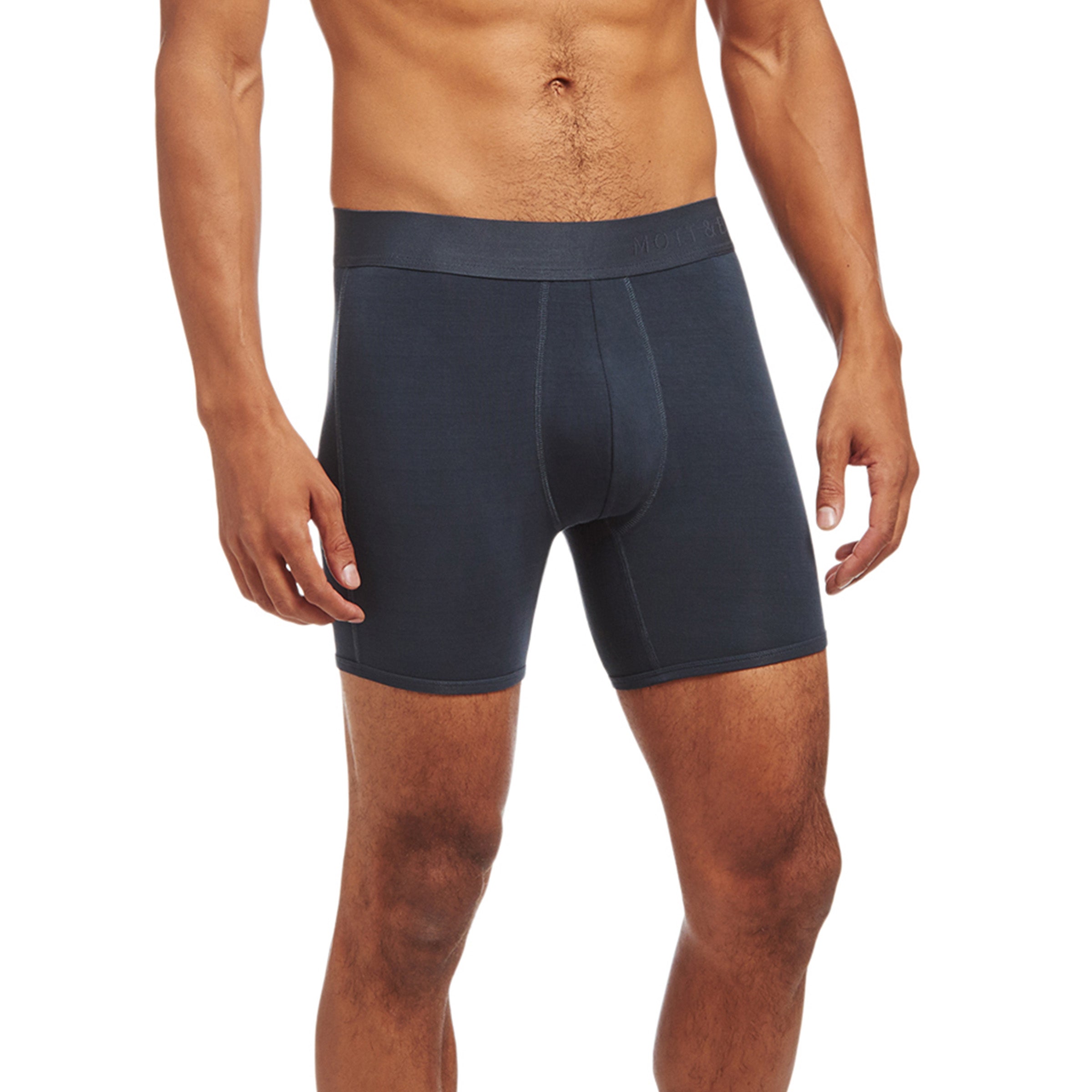 Men wearing Steel Gray Second Skin Boxer Brief