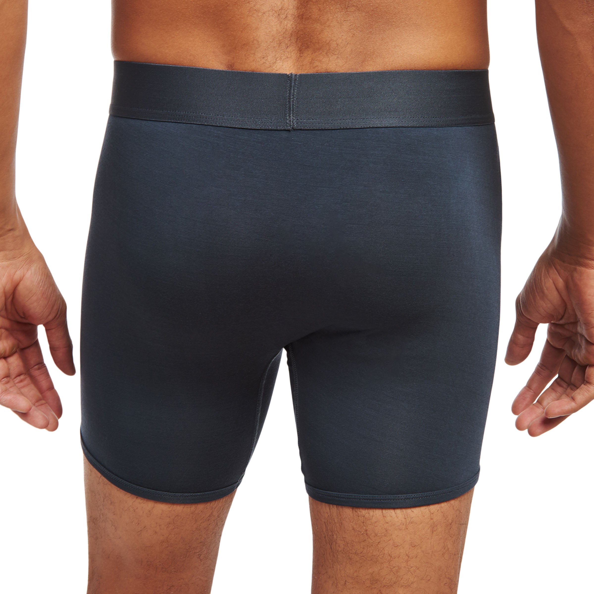 Men wearing Steel Gray Second Skin Boxer Brief