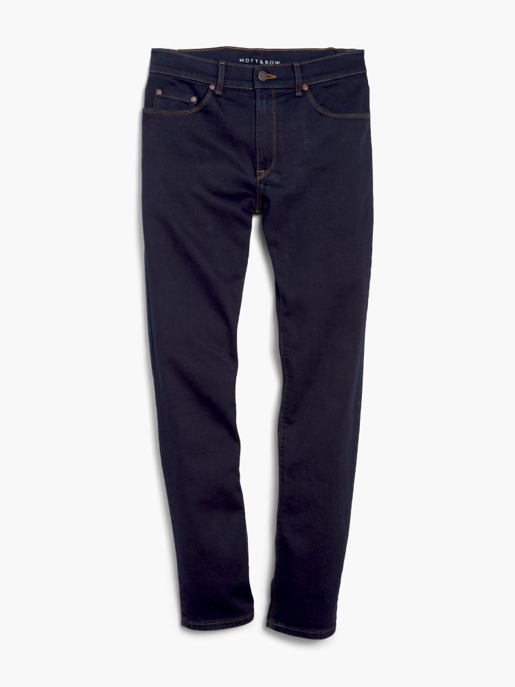 Men wearing Dark Blue Skinny Staple Jeans