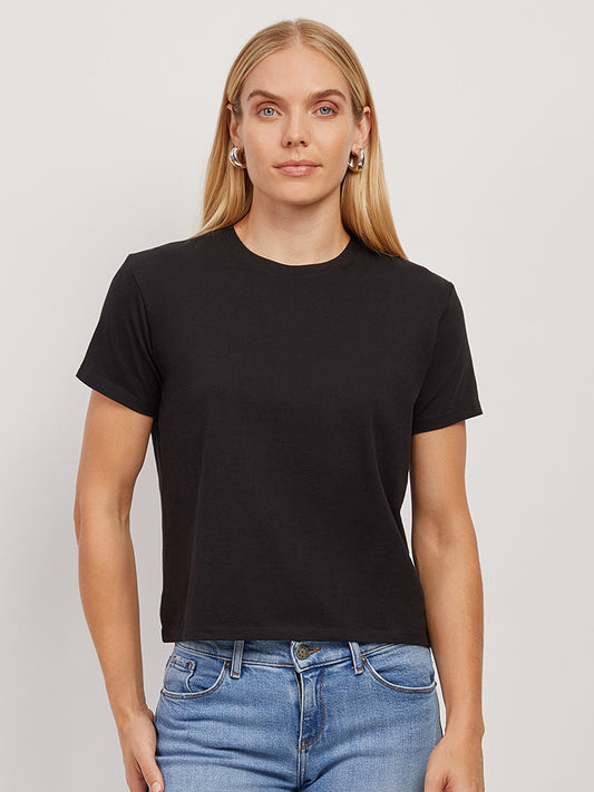 Cropped Fitted Crew Marcy Tee tees