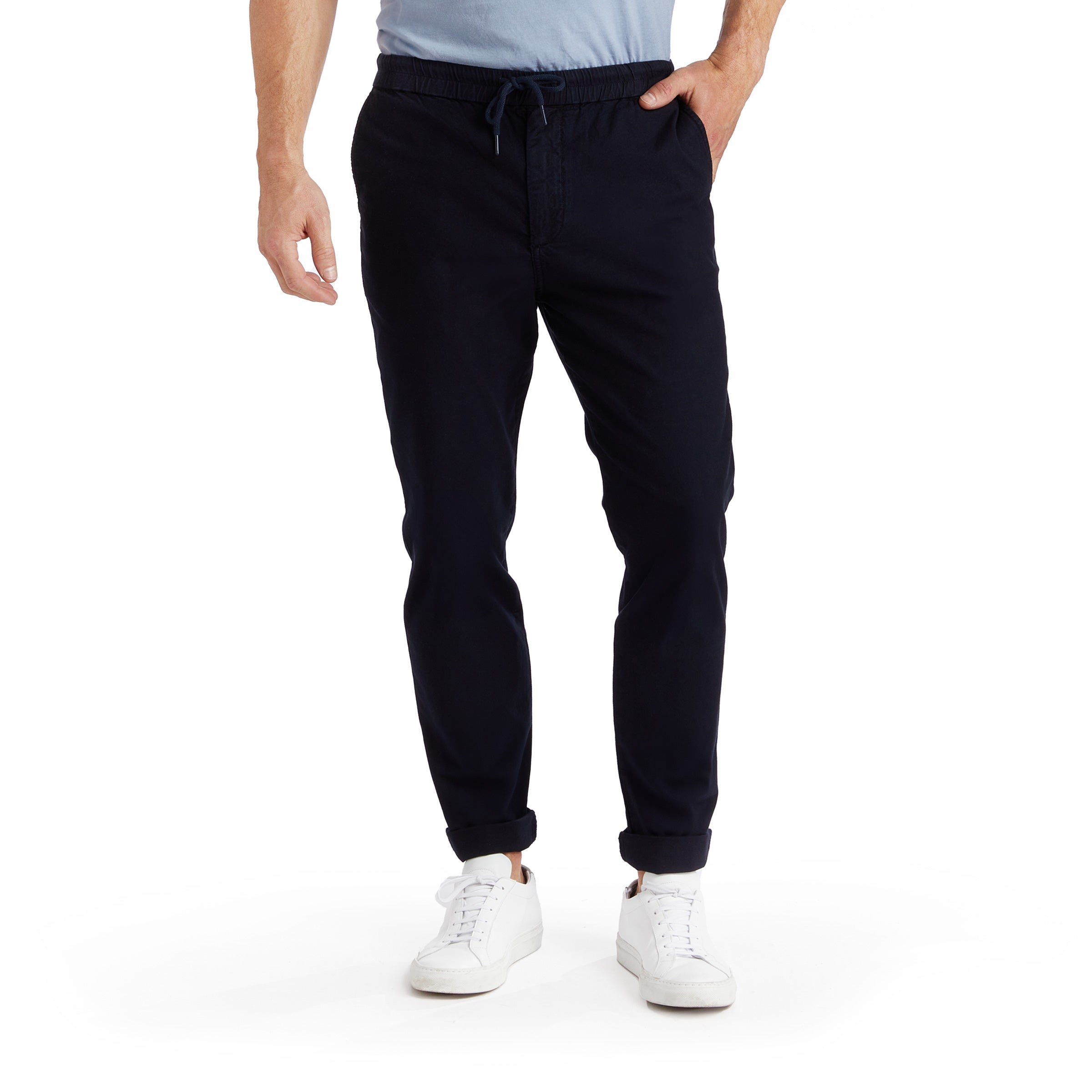 Men wearing Navy The Leisure Pants