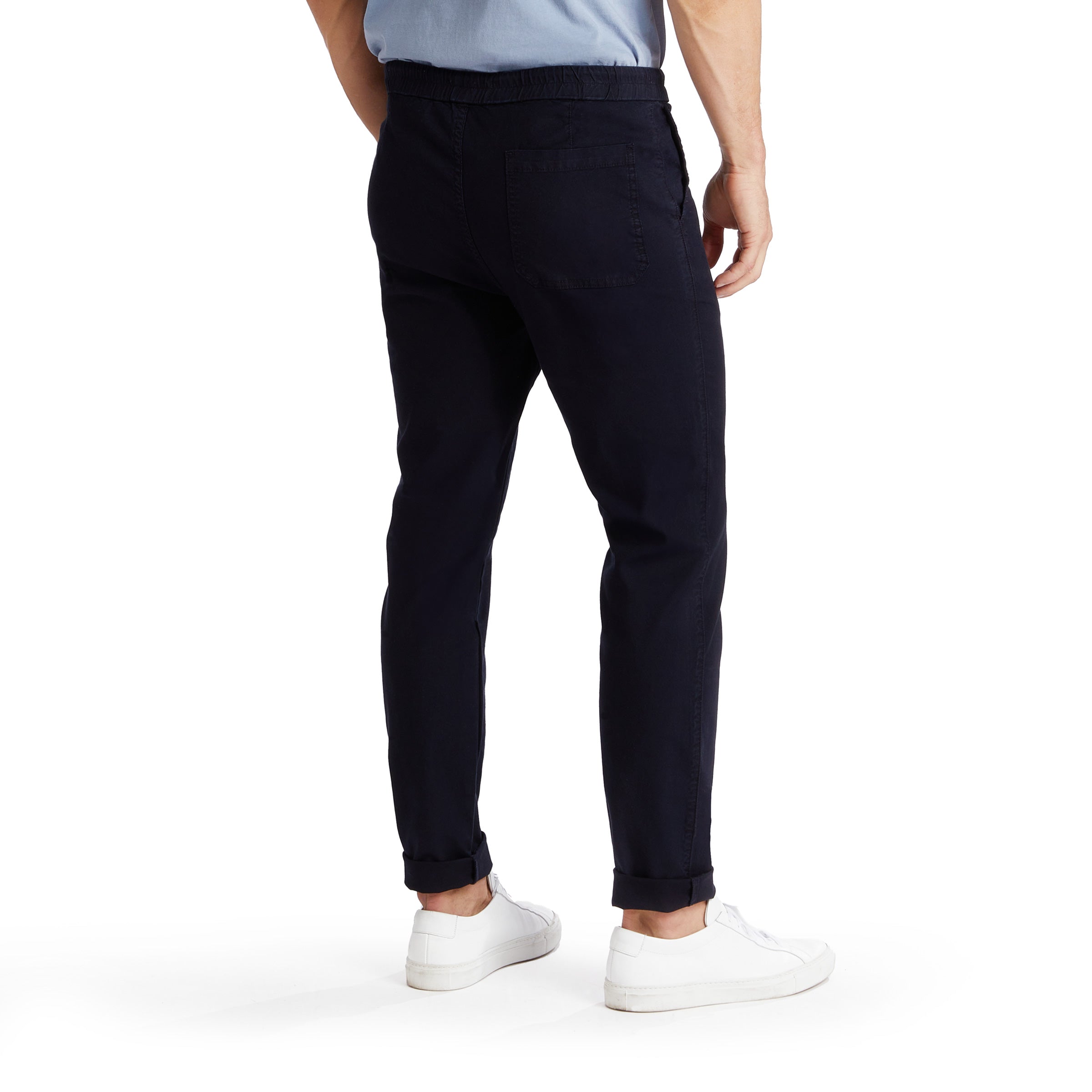 Men wearing Navy The Leisure Pants