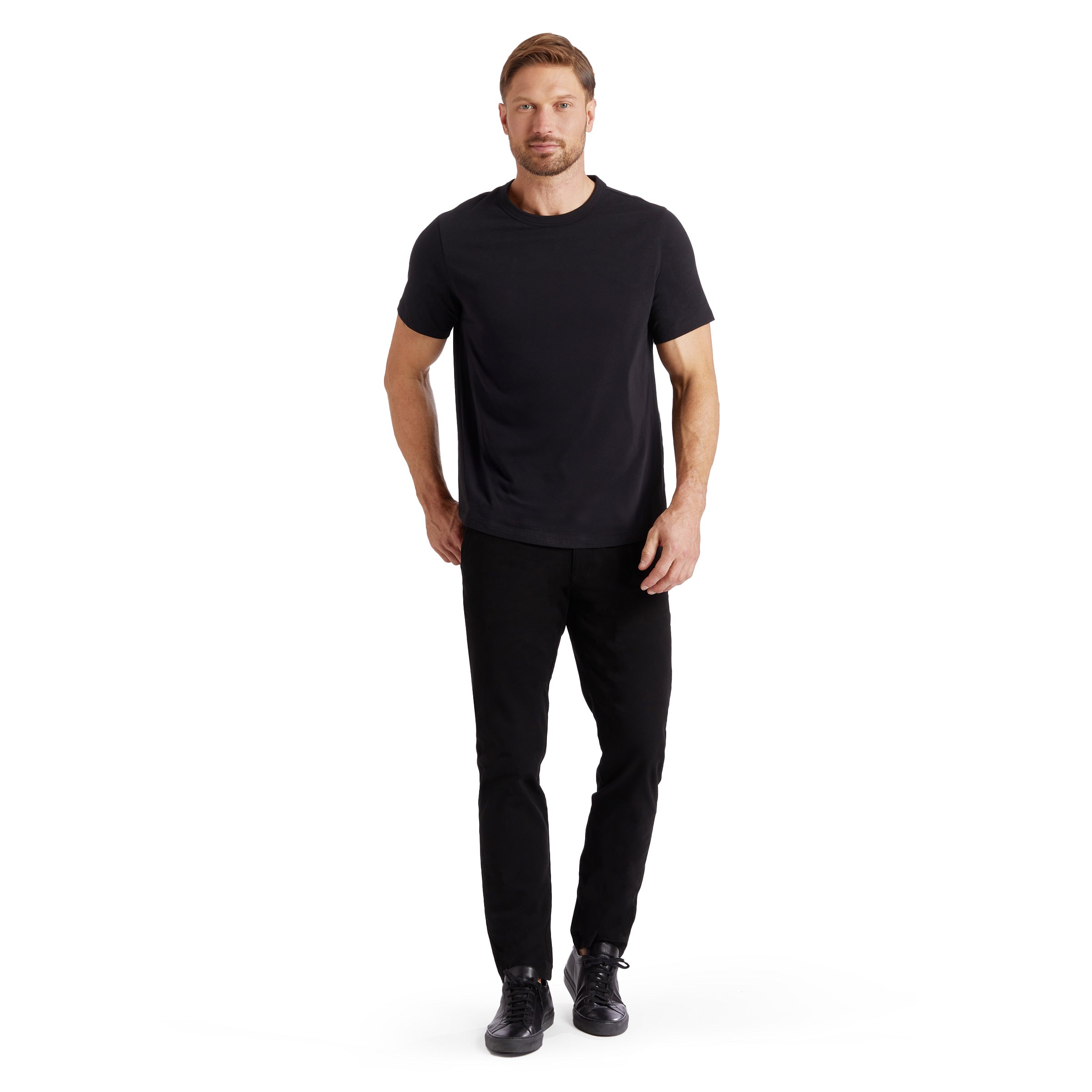 Men wearing Negro Twill Chino Charles