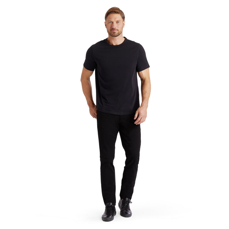 Men wearing Black The Twill Chino Charles