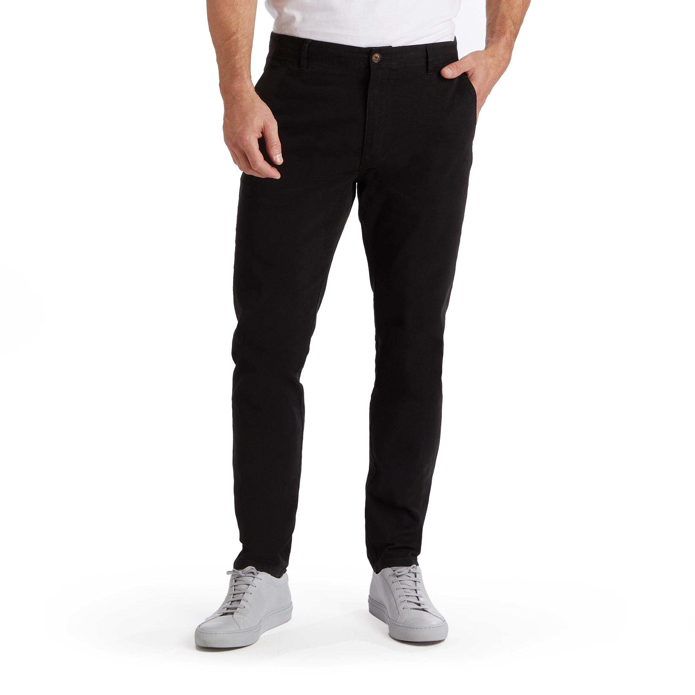 Men wearing Negro Twill Chino Charles