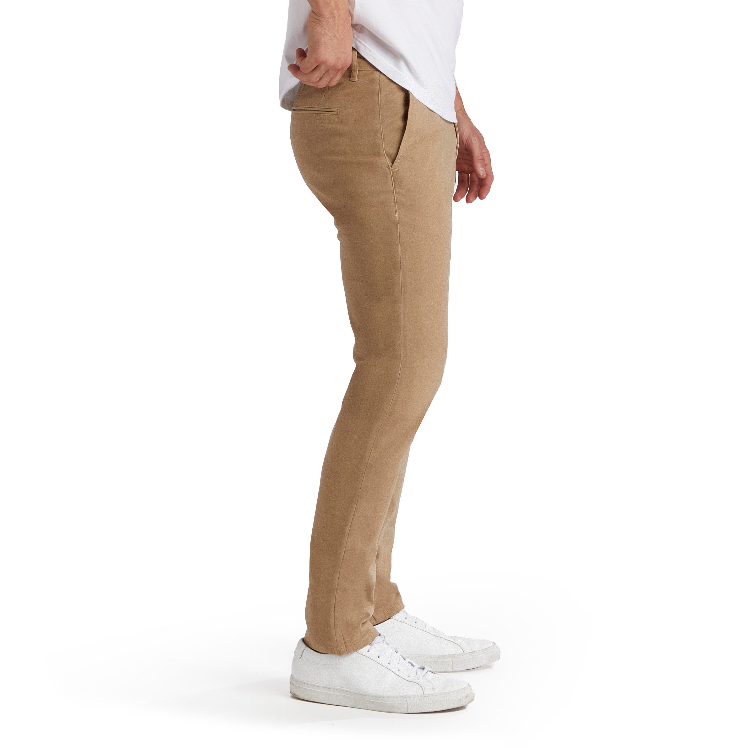 Men wearing Khaki The Twill Chino Charles