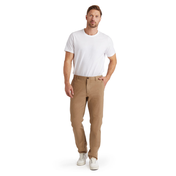 Men wearing Khaki The Twill Chino Charles