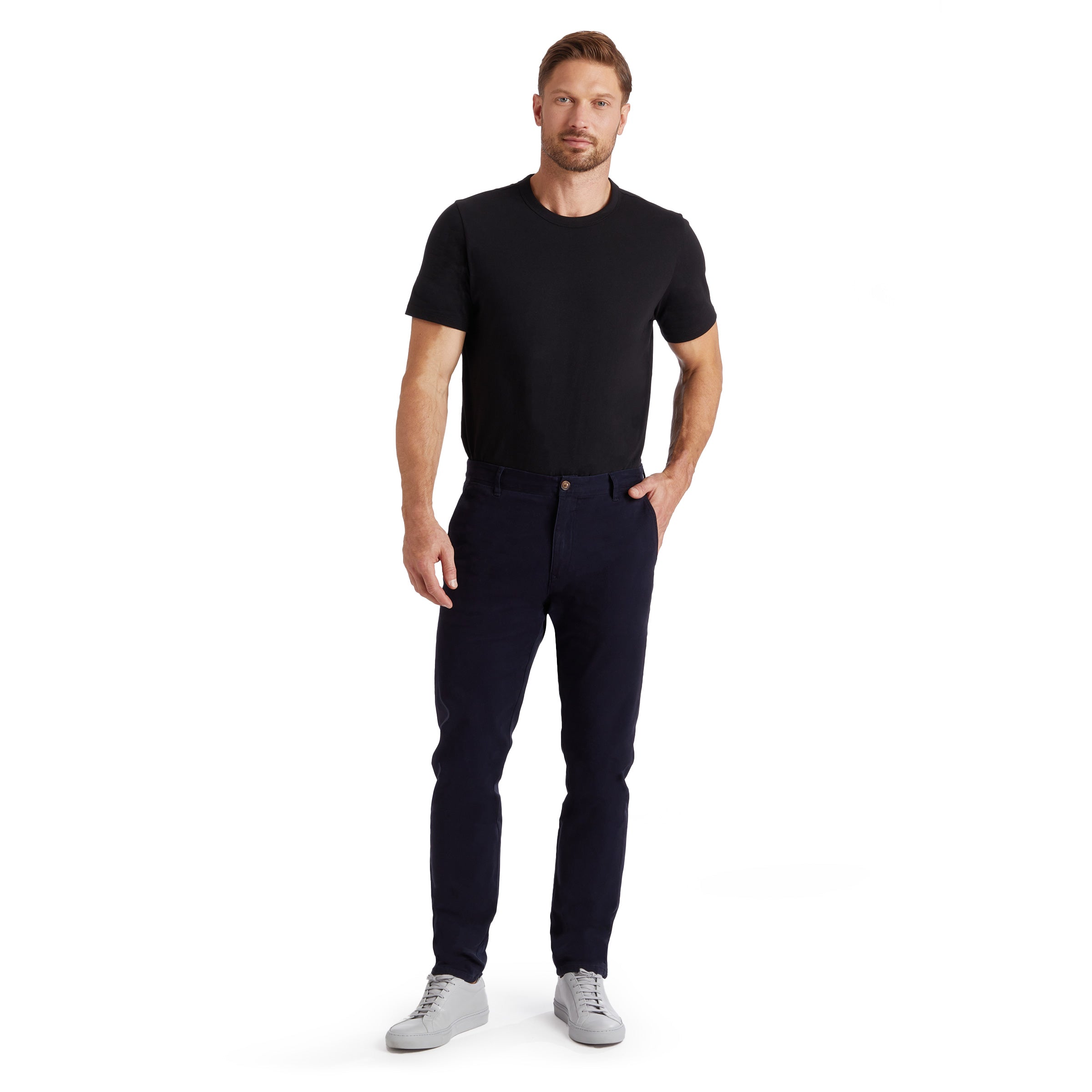 Men wearing Azul marino The Twill Chino Charles