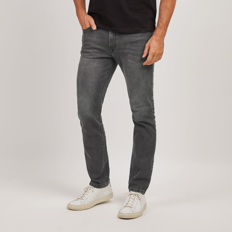 Men wearing Gray Slim Allen Jeans