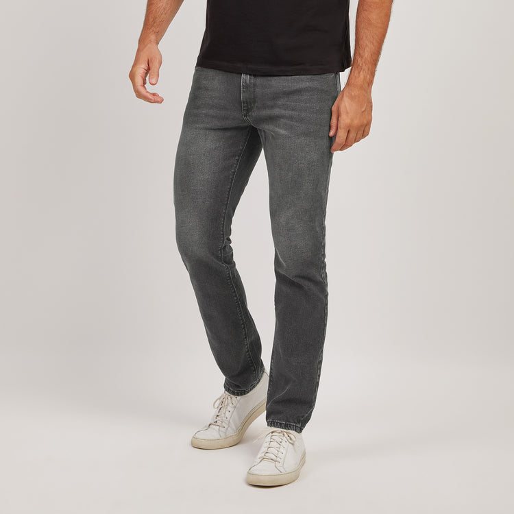 Men wearing Gray Slim Allen Jeans