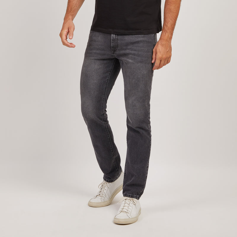 Men wearing Gray Slim Allen Jeans