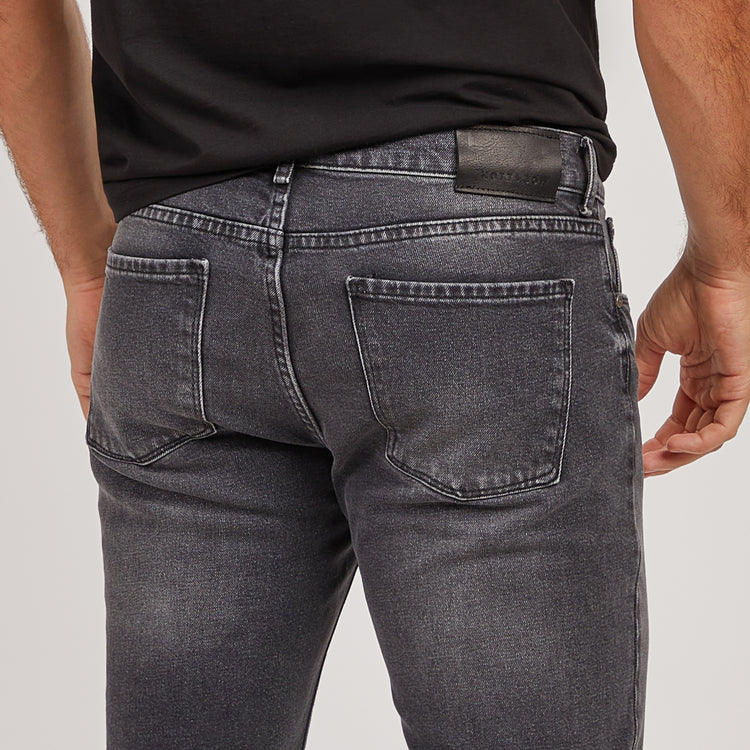 Men wearing Gray Slim Allen Jeans