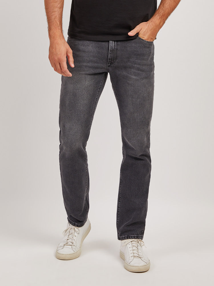 Men wearing Gray Slim Allen Jeans