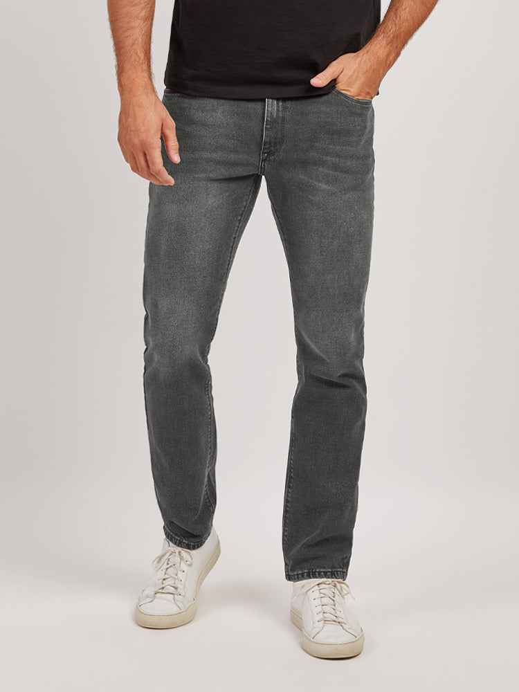 Men wearing Gray Slim Allen Jeans