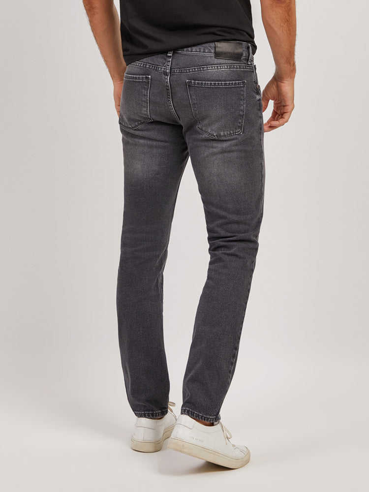 Men wearing Gray Slim Allen Jeans