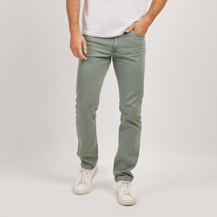 Men wearing Khaki Slim Mercer Jeans