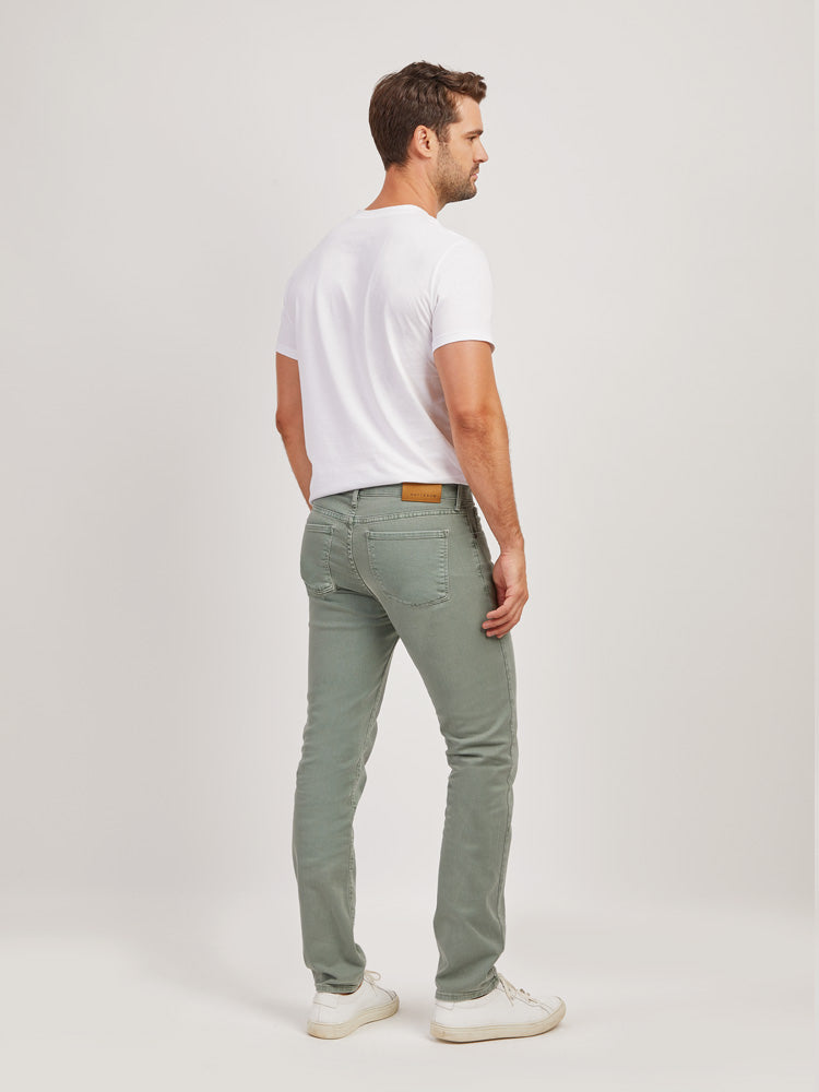 Men wearing Sage Slim Mercer Jeans