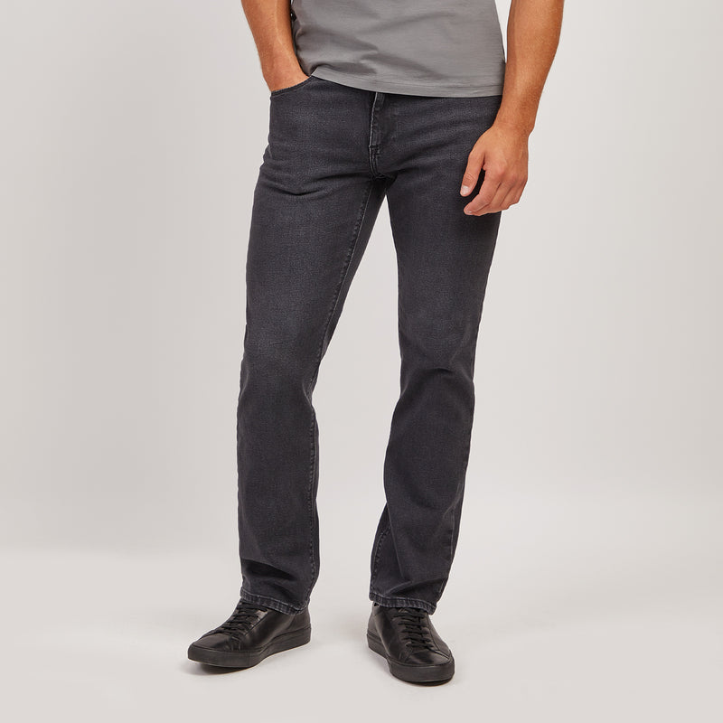 Men wearing Gray Straight Allen Jeans