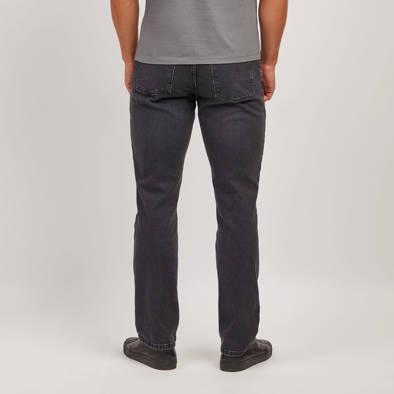 Men wearing Gray Straight Allen Jeans