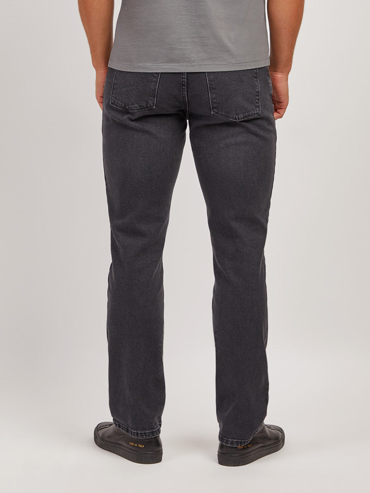 Men wearing Gray Straight Allen Jeans