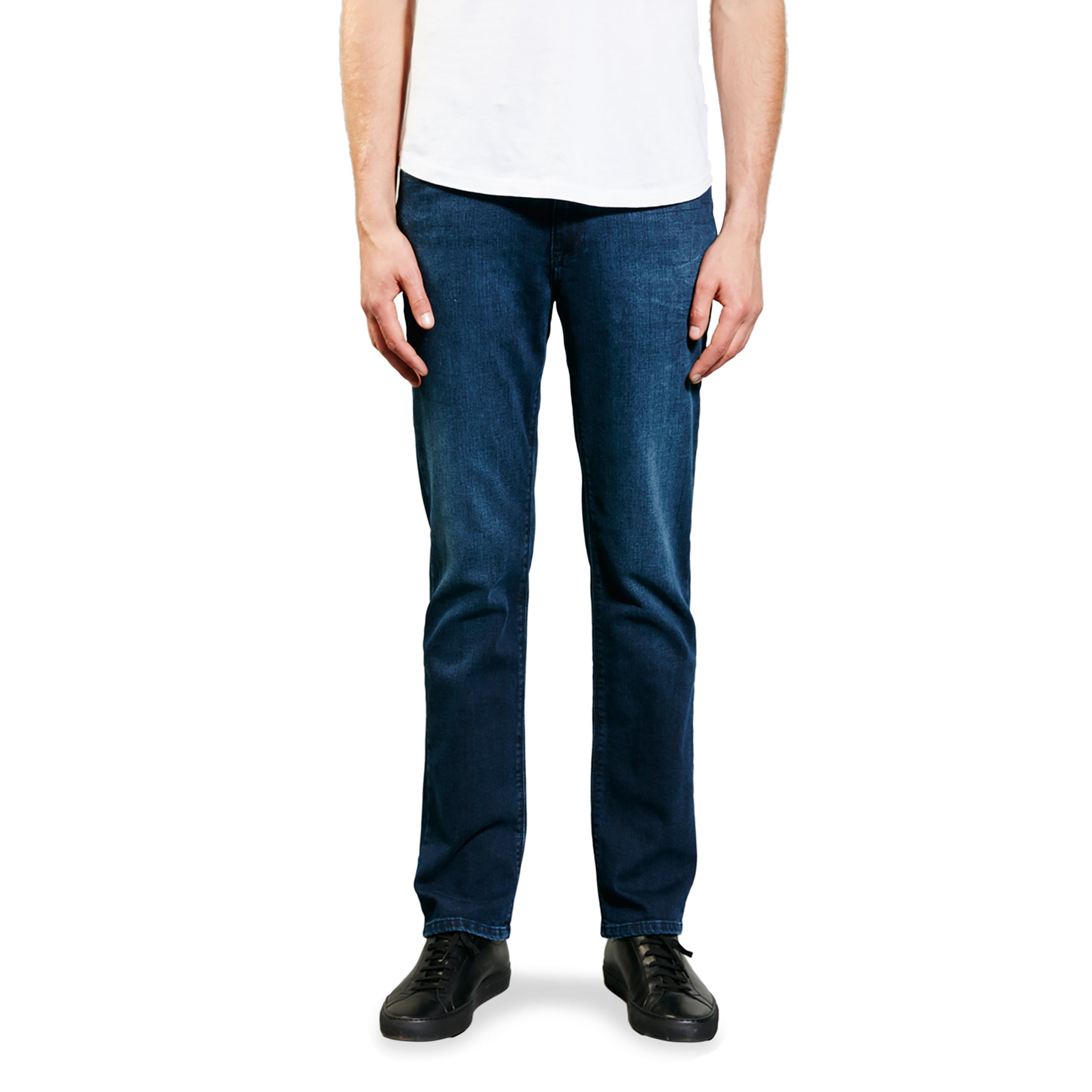 Men wearing Azul oscuro/medio Straight Staple Jeans