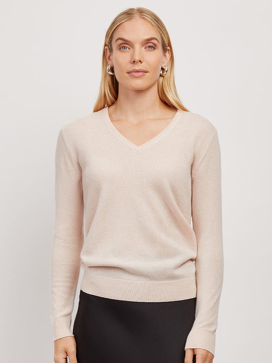 Cashmere Oversized V-Neck Willow Sweater sweaters