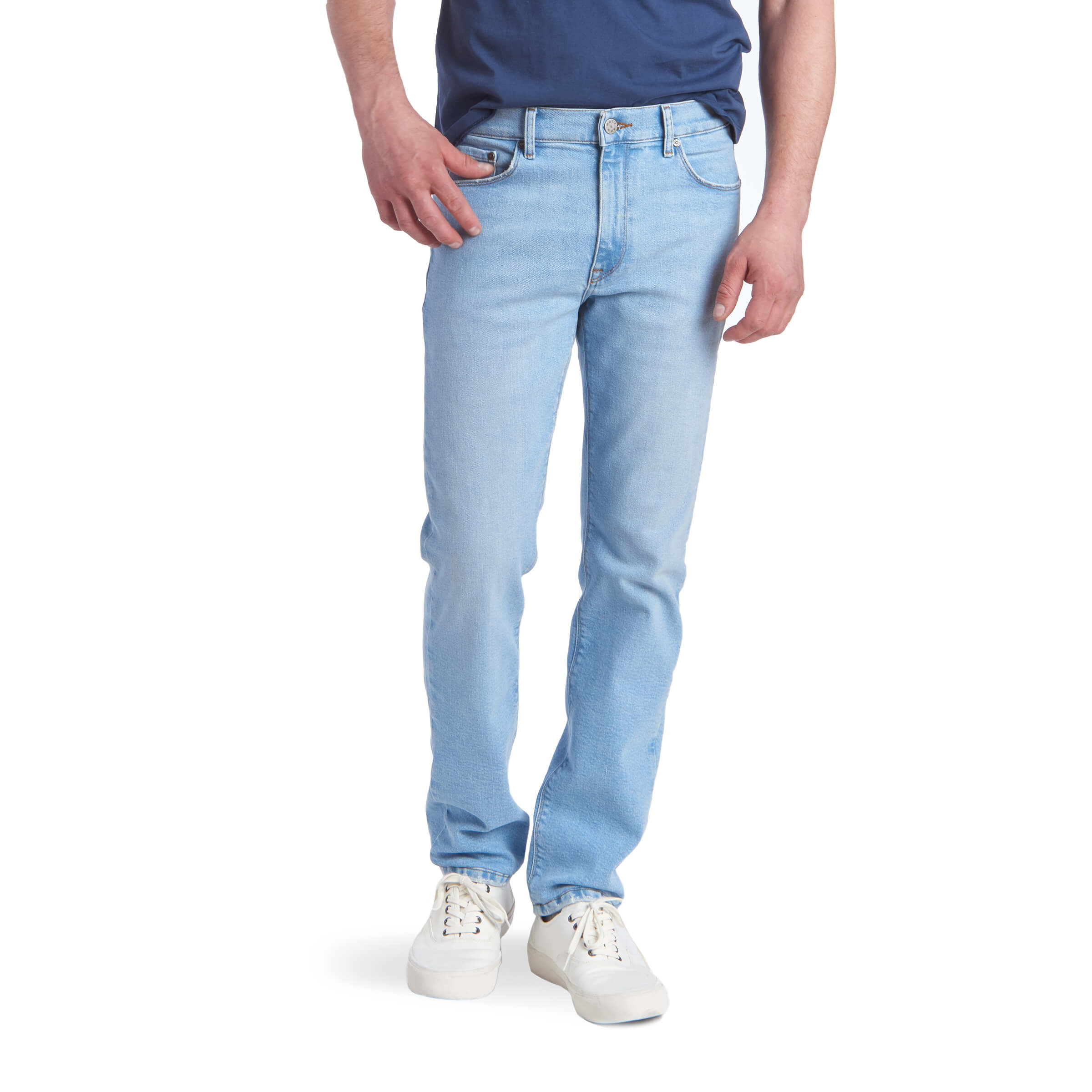 Men wearing Azul claro Slim Grand Jeans