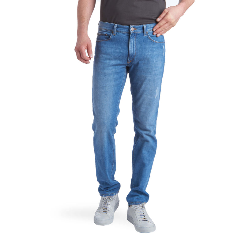 New Mens Calvin Klein Jeans CKJ 026 Slim Fit Blue Denim Jeans 31 x 30