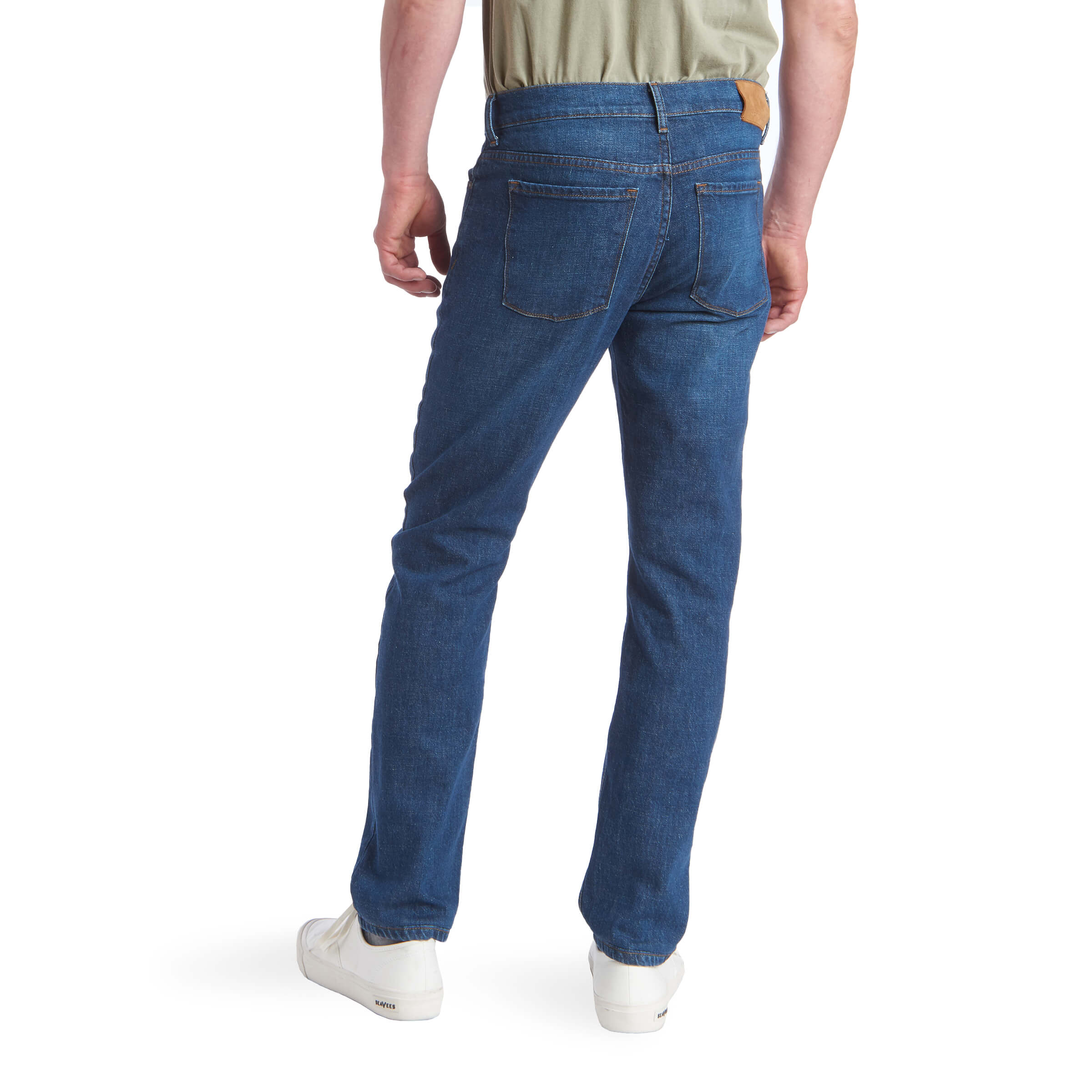 Men wearing Medium/Dark Blue Slim Charlton Jeans