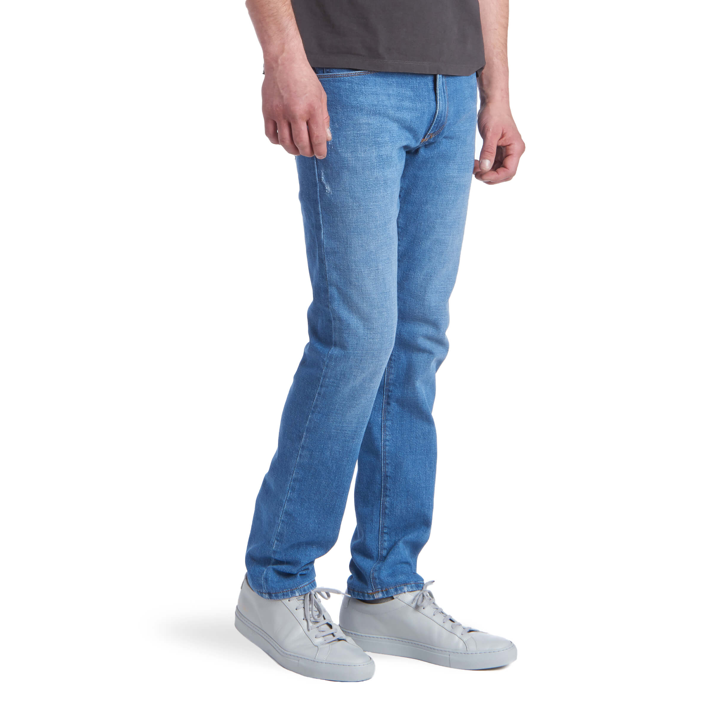 Men wearing Light Blue Slim Charlton Jeans