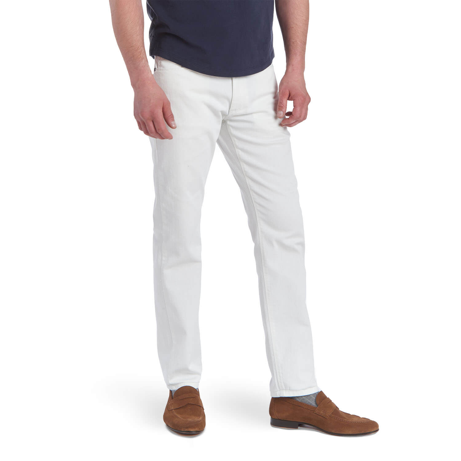 Men wearing Bone Slim Mercer Jeans