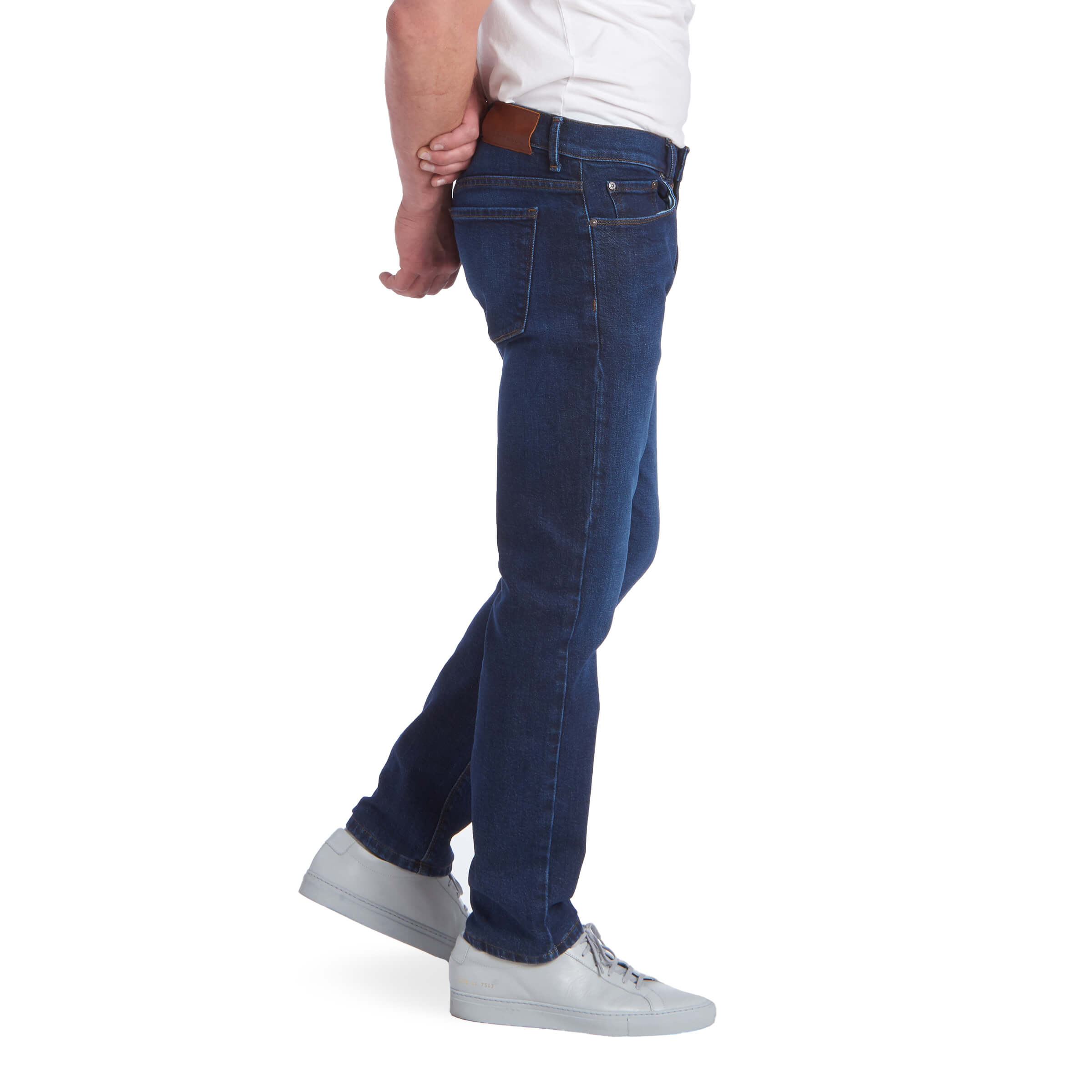 Men wearing Azul oscuro/medio Slim Grand Jeans