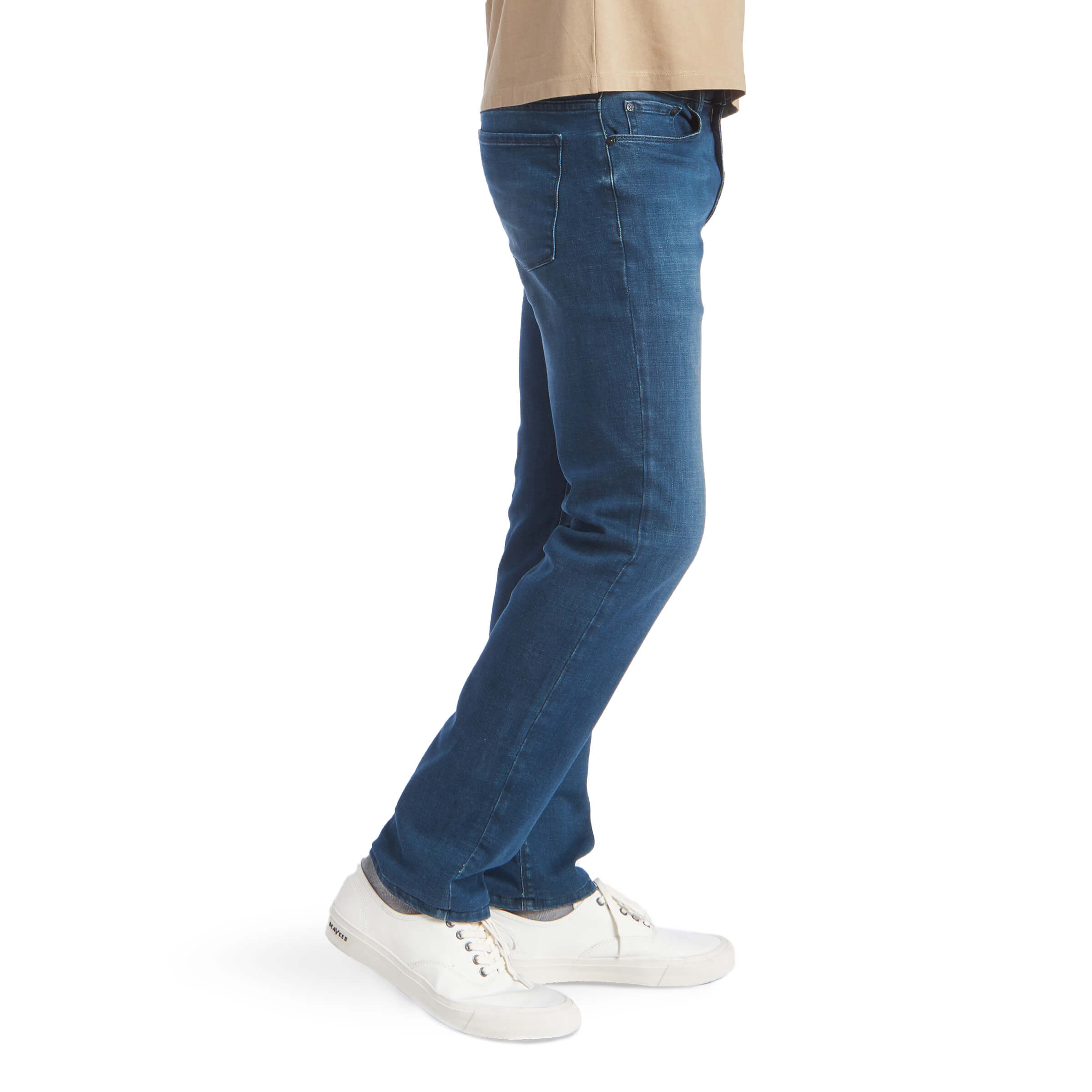 Men wearing Medium/Dark Blue Slim Fulton Jeans