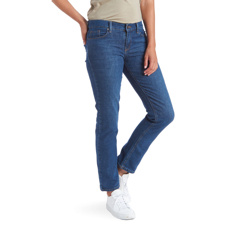Women's Slim Straight Charlton Jeans - Mott & Bow