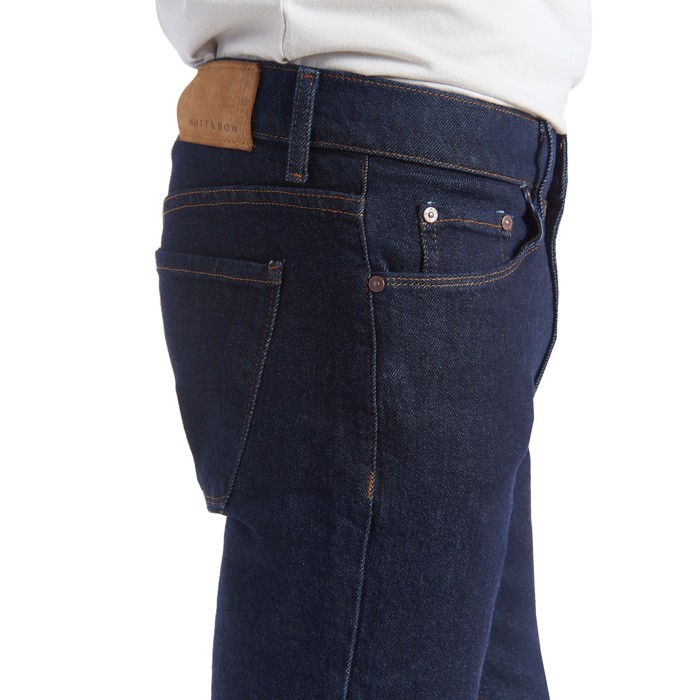 Men wearing Azul oscuro Slim Grand Jeans