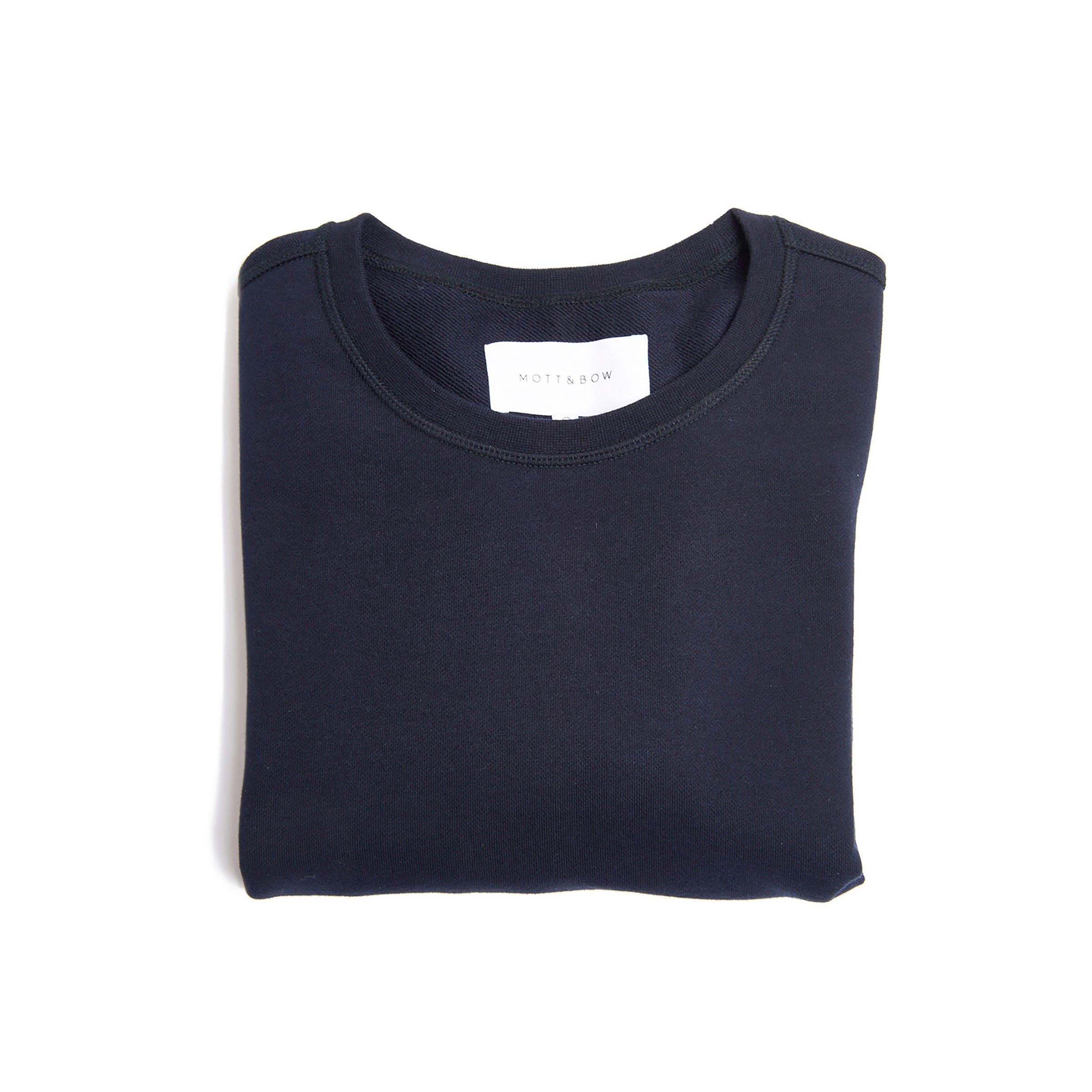 Men wearing Navy The French Terry Sweatshirt Hooper