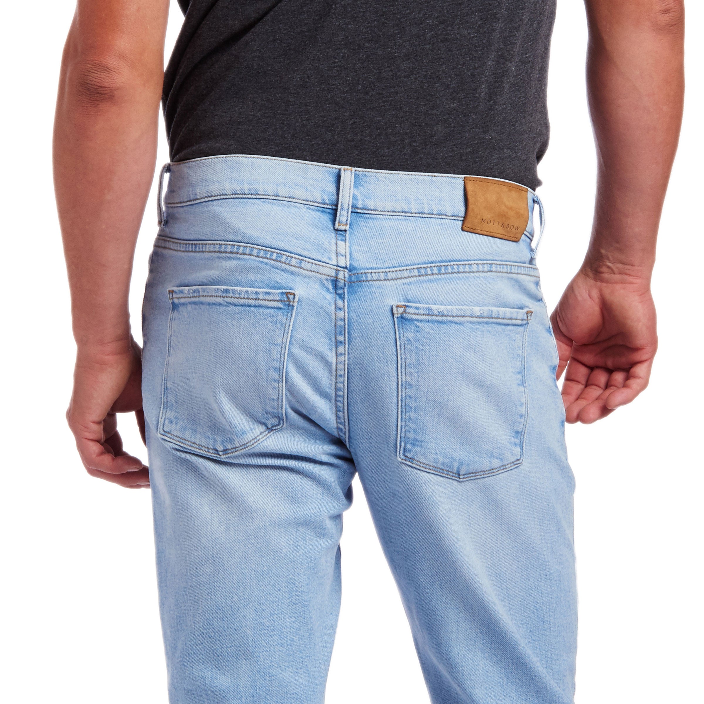 Men wearing Azul claro Slim Hubert Jeans