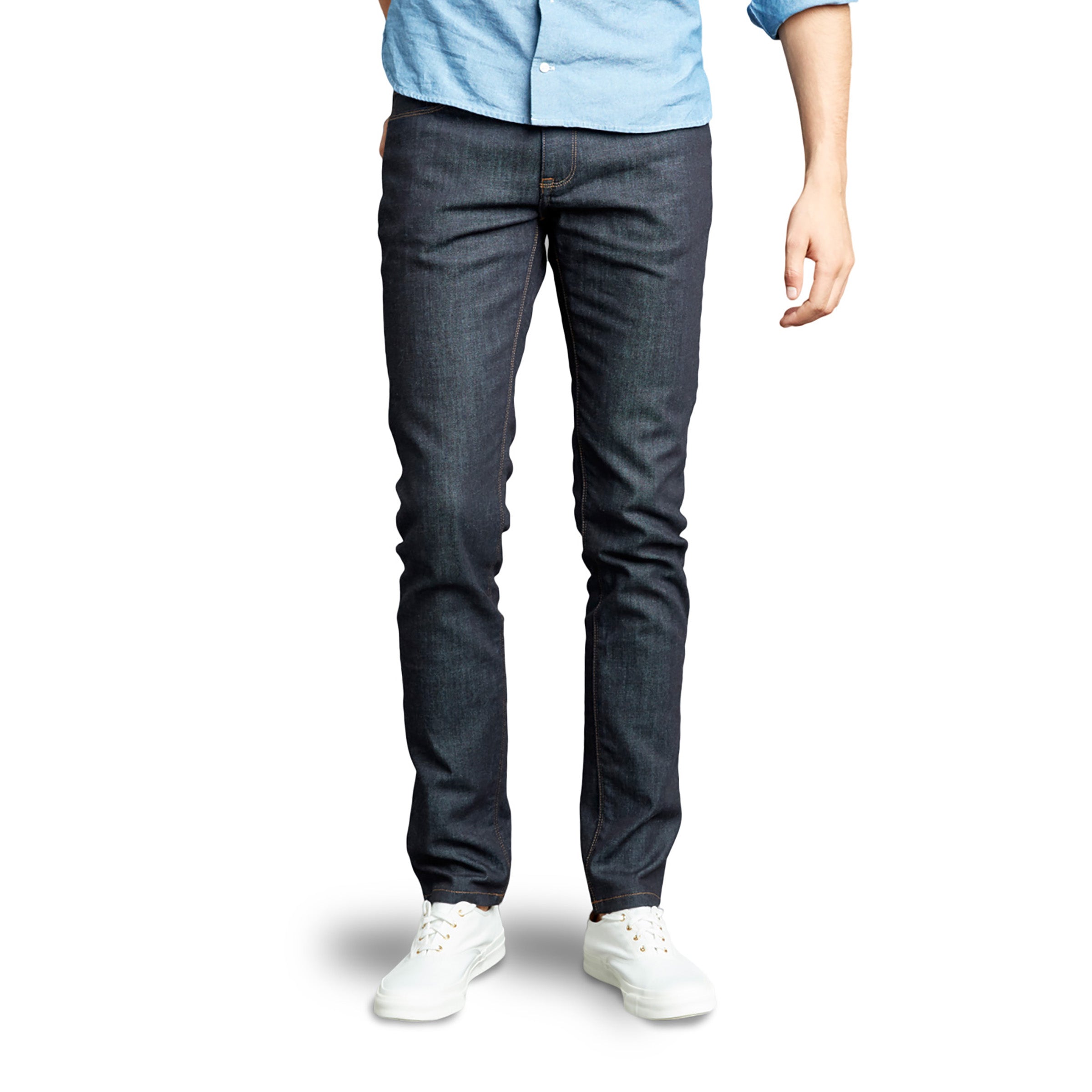 Men wearing Azul oscuro Skinny Mosco Jeans