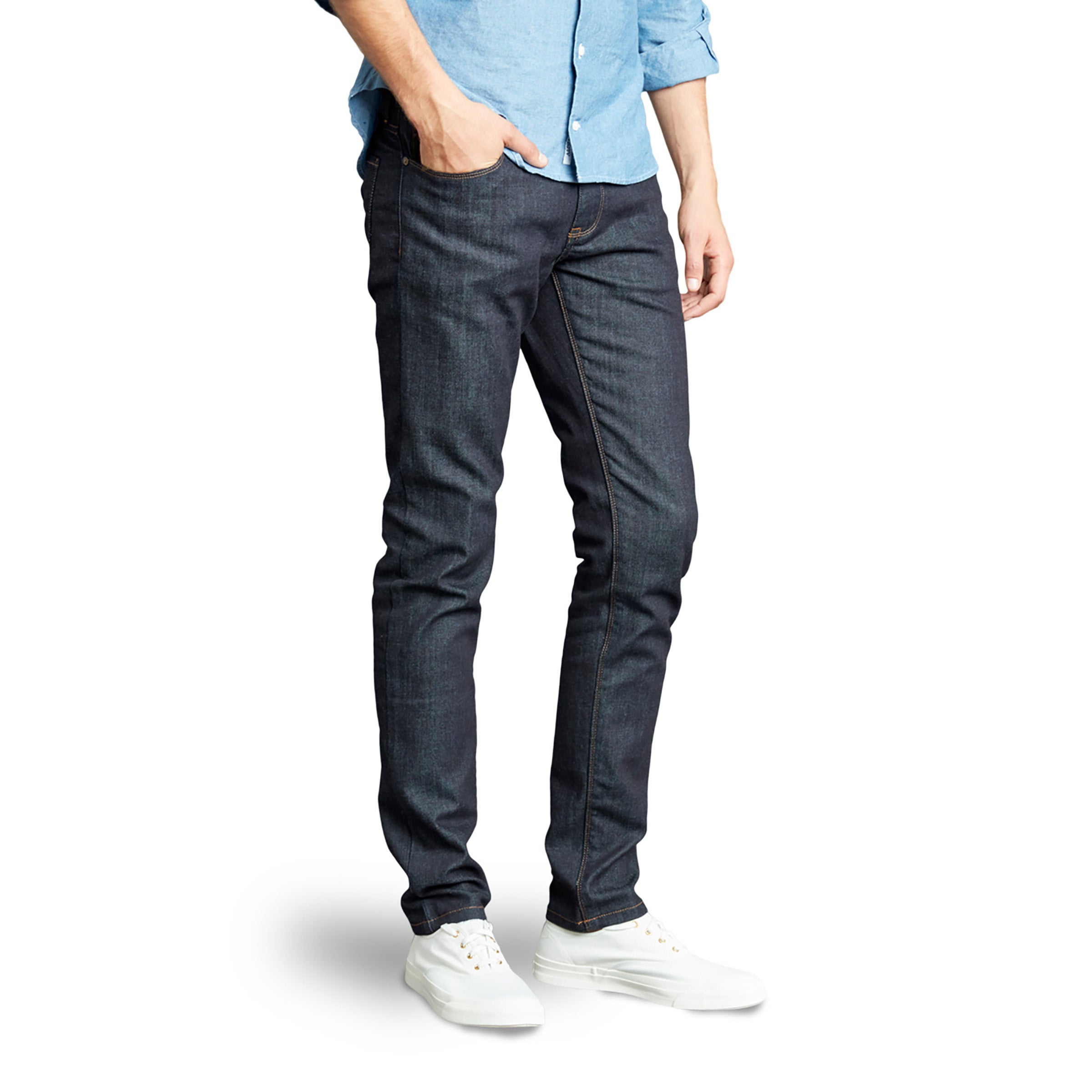 Men wearing Azul oscuro Skinny Mosco Jeans