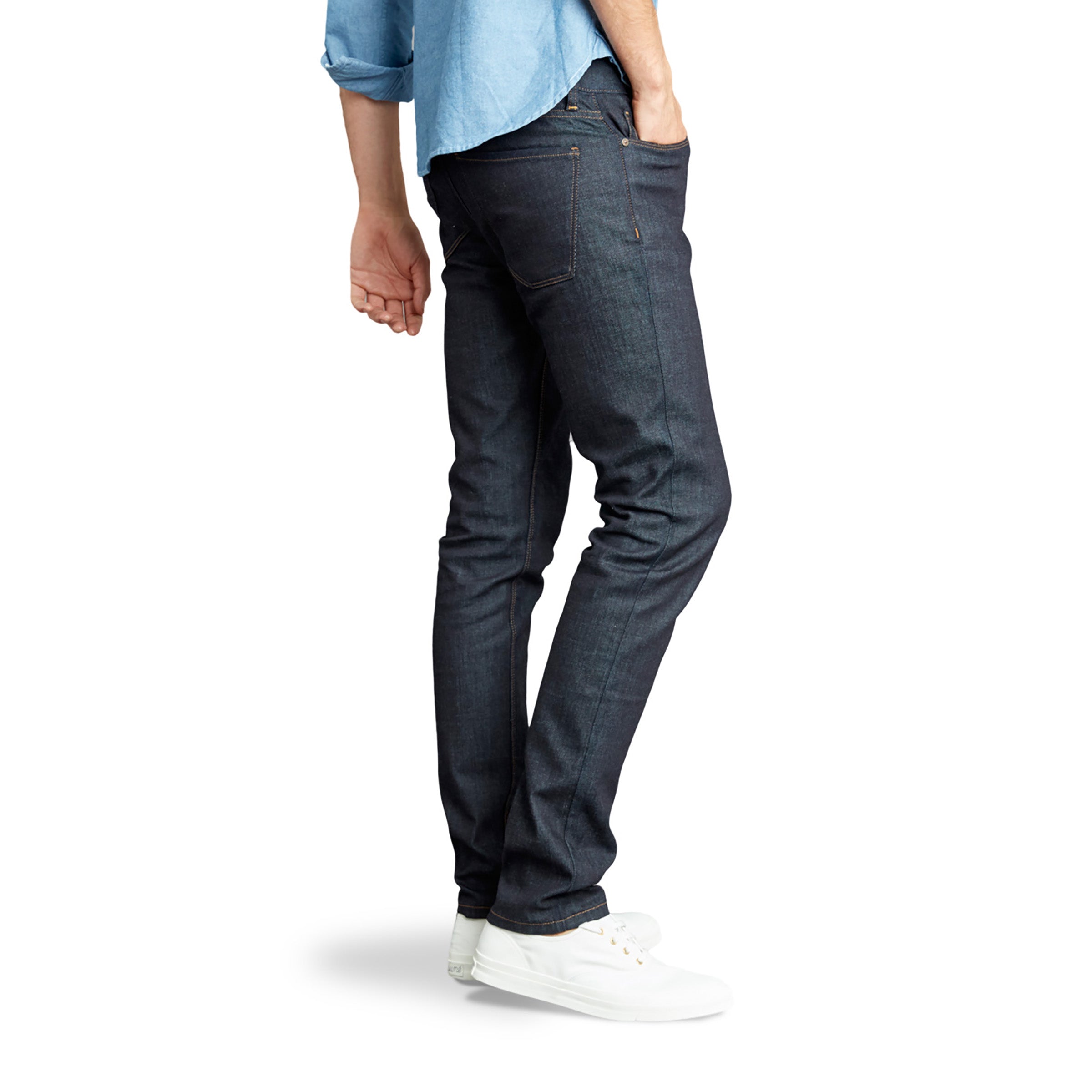 Men wearing Azul oscuro Skinny Mosco Jeans