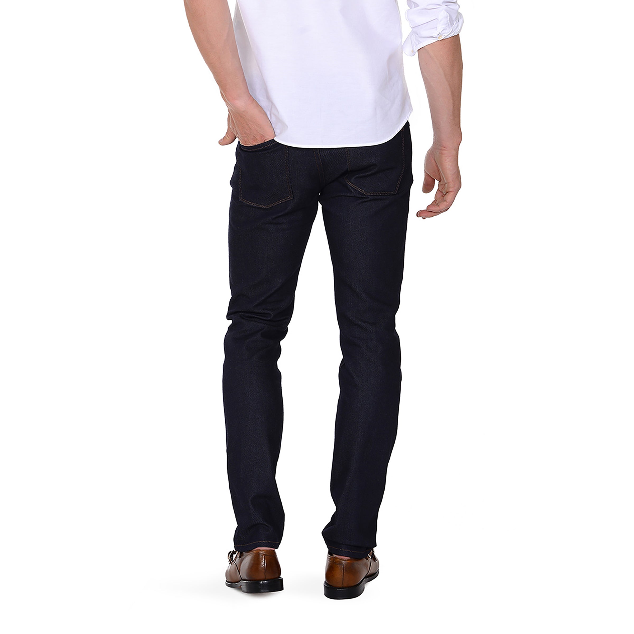 Men wearing Bleu Foncé Skinny Oliver Jeans