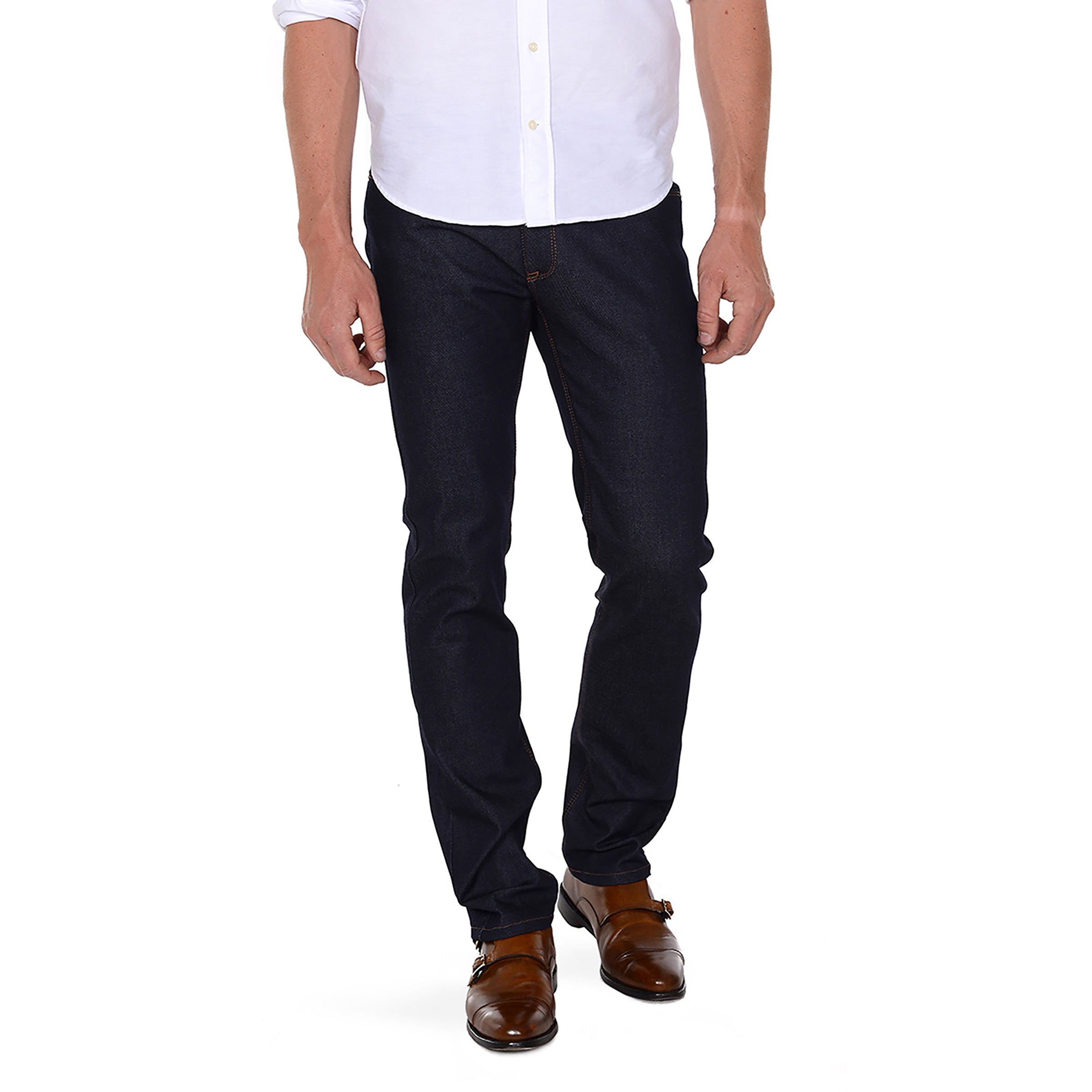 Men wearing Azul oscuro Slim Oliver Jeans