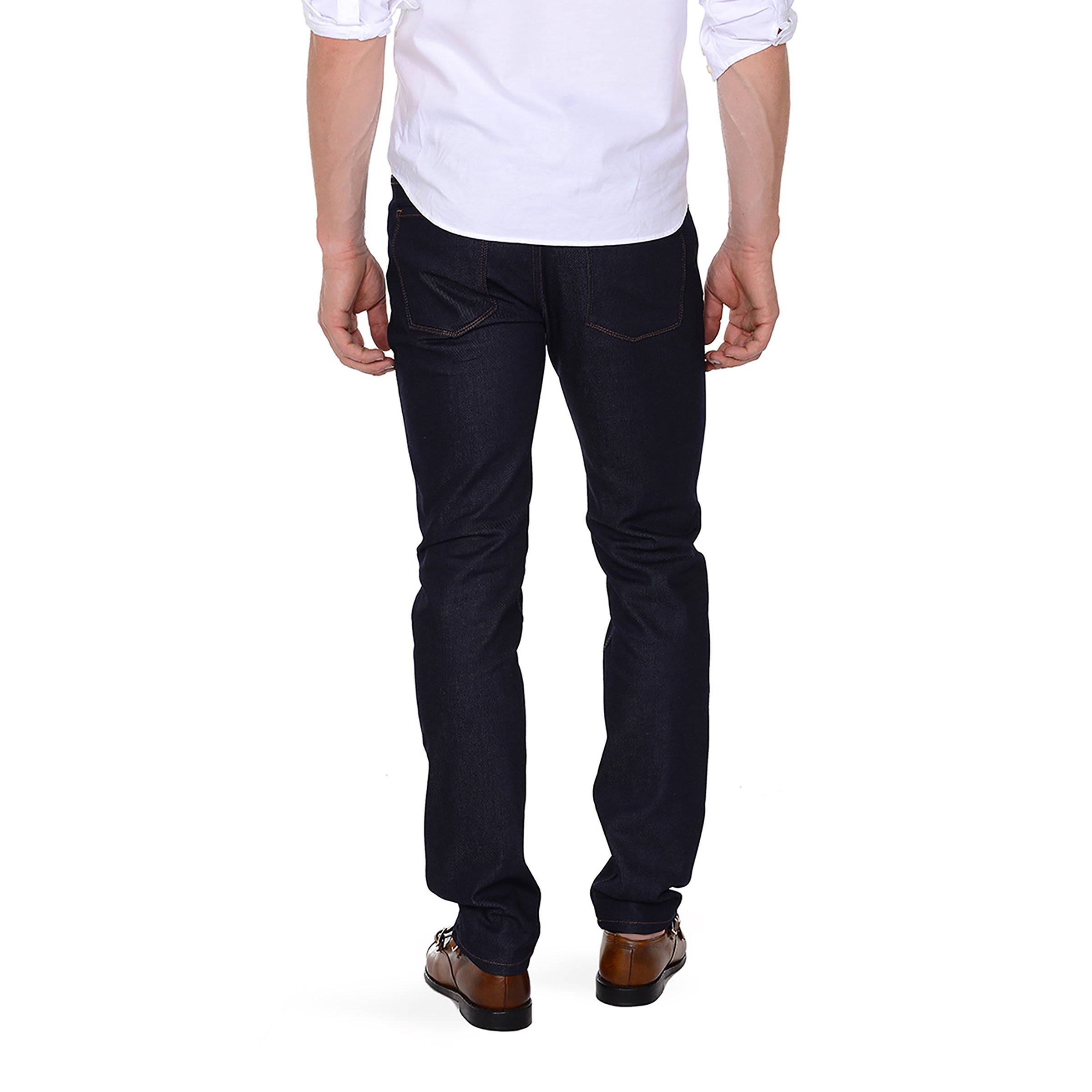 Men wearing Azul oscuro Slim Oliver Jeans